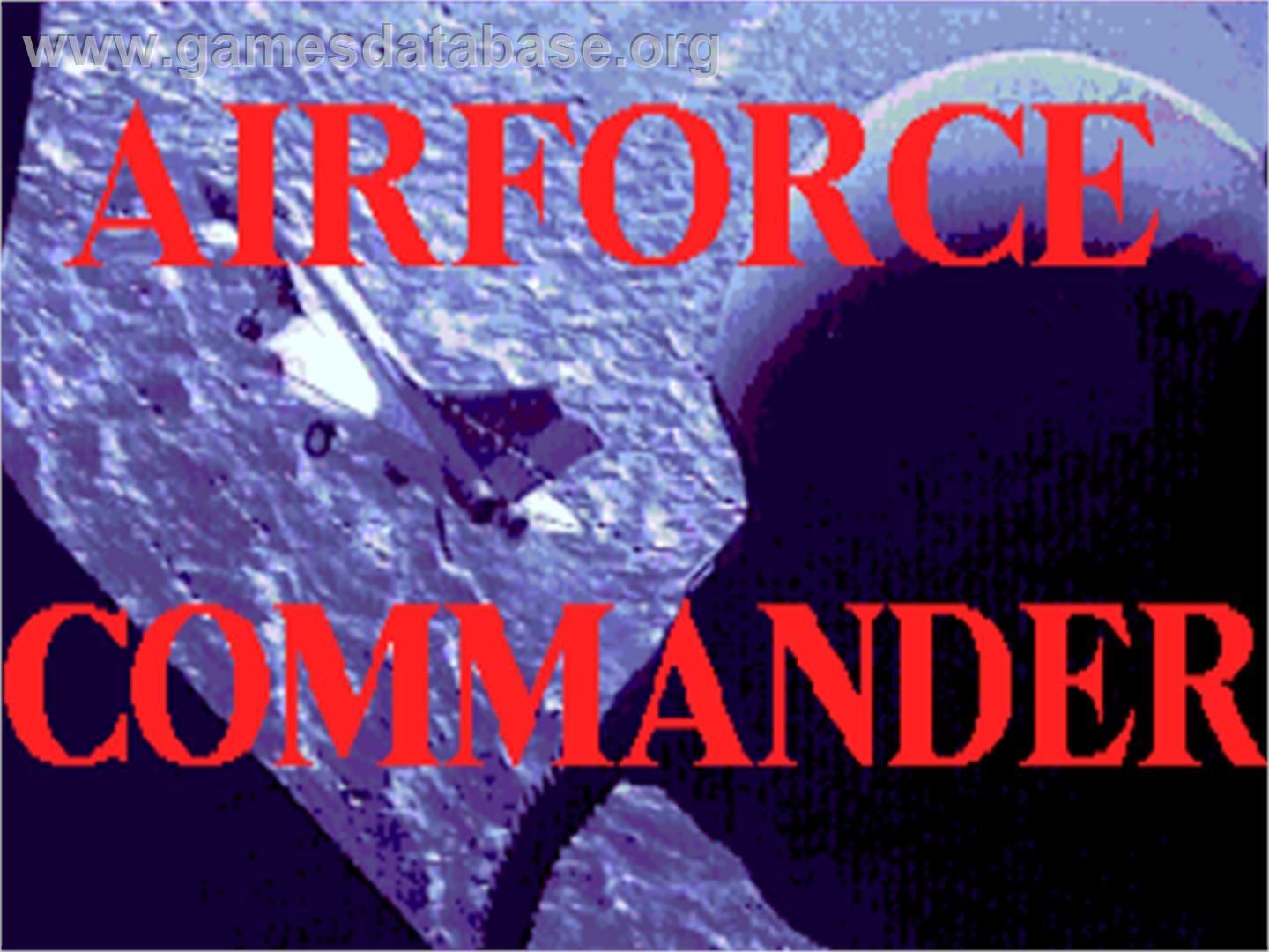 Airforce Commander - Commodore Amiga - Artwork - Title Screen